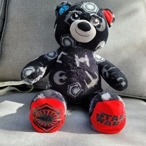 Build A Bear Teddy Plush Star Wars Dark/Light Side Teddy Bear
